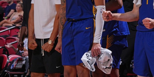 夏联-勇士力克爵士结束3连败 奇兵马德森22+6三分科迪22+8